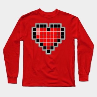 Pixel Heart - Plus One Life Long Sleeve T-Shirt